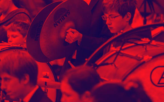 Percussion class, Christchurch School of Music