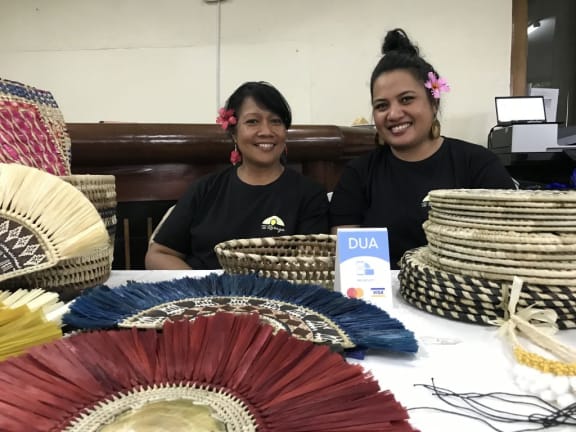 Emily Umu (right) with her mother, co-founders of Te Raraga
