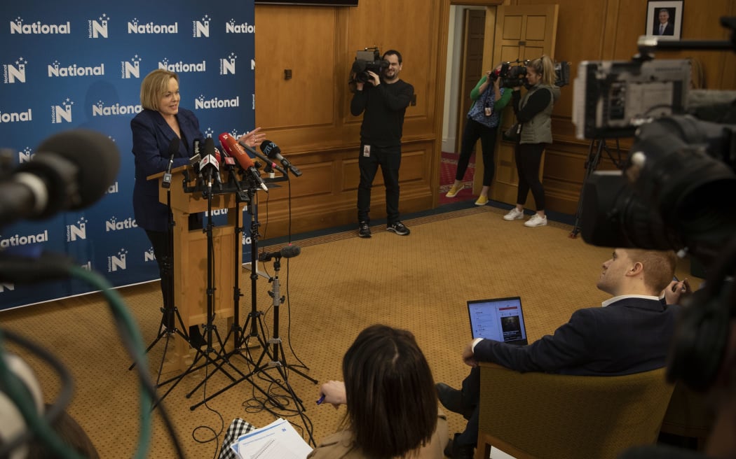 Judith Collins announces her new lineup