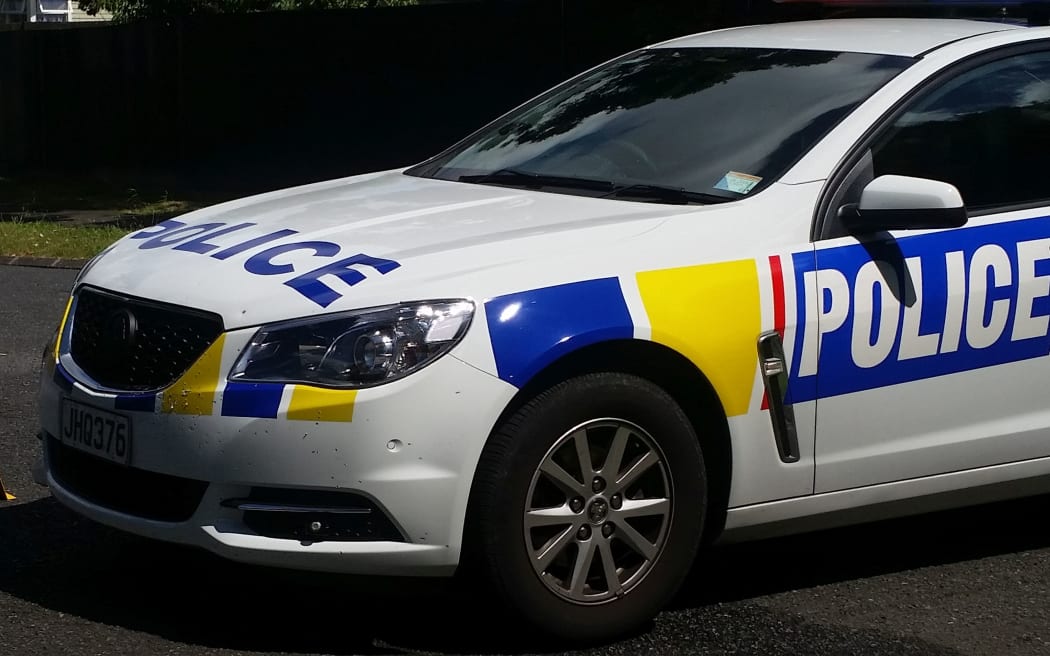 Damage from the shotguns blasts could be clearly seen on the front of the car.