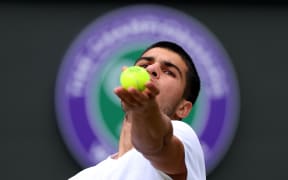 Carlos Alcaraz at Wimbledon
