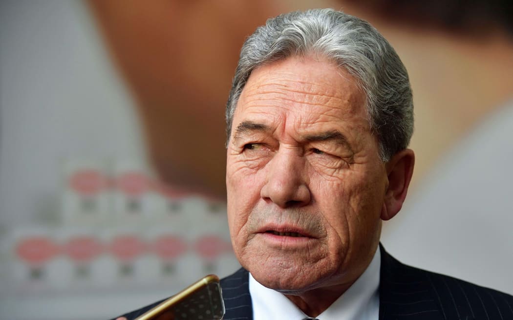 Winston Peters' famous glare.