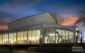 A concept sketch of the new Marlborough ASB Theatre in Blenheim, set to open in March.