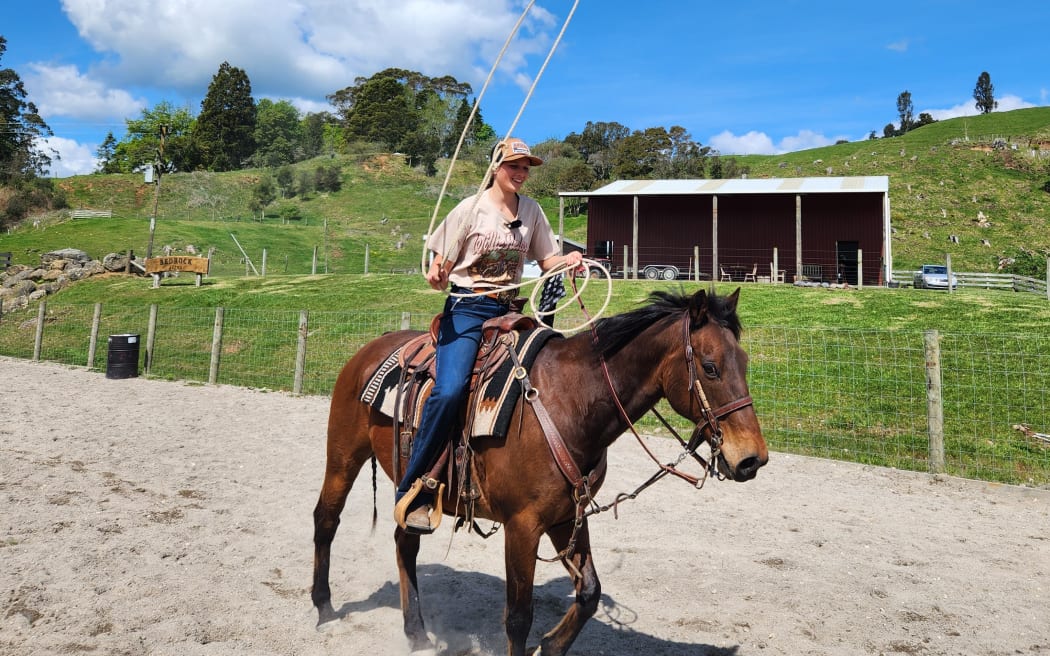 Lylah was 2023 junior breakaway roping champ