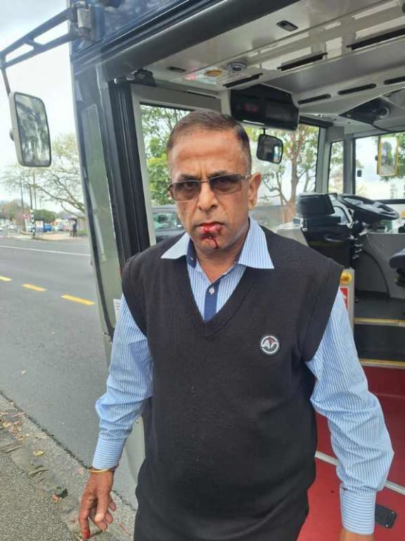 Rajnish Trehan was attacked by a passenger who refused to pay his fare when he was driving the number 18 bus in the Auckland suburb of Avondale on Saturday 7 September 2024.