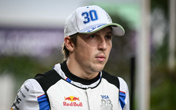 RB's New Zealander driver Liam Lawson