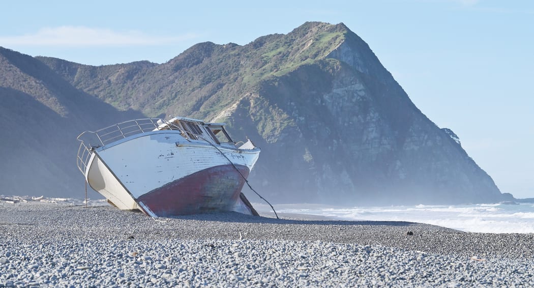 The San Rosa was an old fishing trawler purchased in Tauranga. It was en route to the Marlborough Sounds when it ran into difficulty last month.