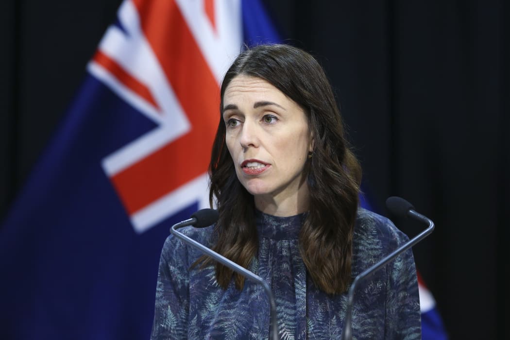 Prime Minister Jacinda Ardern speaks to media during a press conference at Parliament on April 19, 2020 in Wellington, New Zealand.