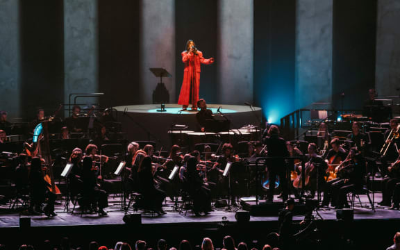 Brooke Fraser performs at Spark Arena with the Auckland Philharmonia.