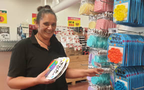 Pam Evans, from Uncle Bills in New Plymouth, says Pop-Its sell out as soon as they go on the shelves.