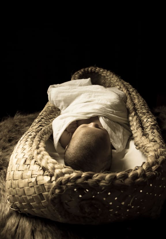 The construction of the flax sleeping pods is a skilled craft.