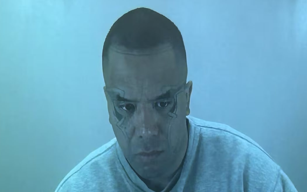 Daniel Harris pictured during his sentencing at Wellington District Court