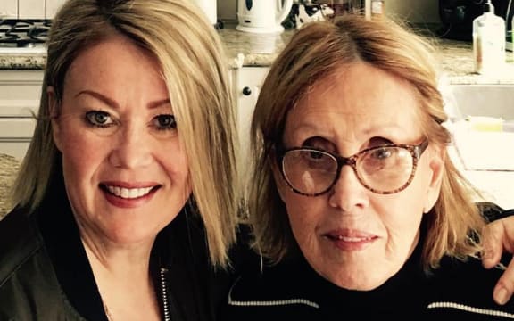 Jann Adern and her mother