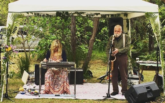 Peter Broetzmann and Heather Leigh in Coromandel
