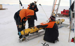 The High Precision Supercooling Measurement Instrument used the Icefin - a small, remotely-operated, submersible robot - to access supercooled ocean water beneath the ice in Antarctica.