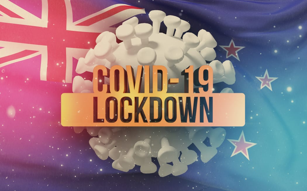 Novel coronavirus concept resposible for asian flu outbreak and coronaviruses influenza concept on background with flag of New Zealand