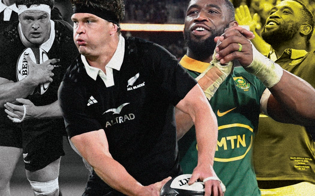 All Blacks v Springboks. Graphic: Liam K.Swiggs