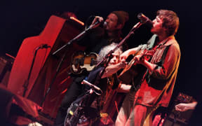 Robin Pecknold (right) of Fleet Foxes.