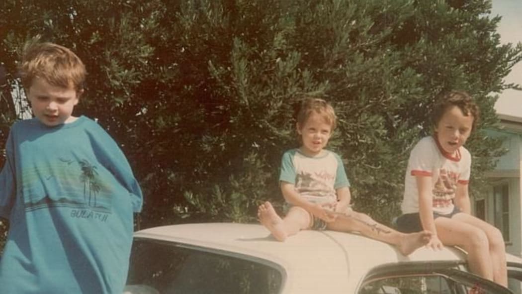 James Fry and his two brothers