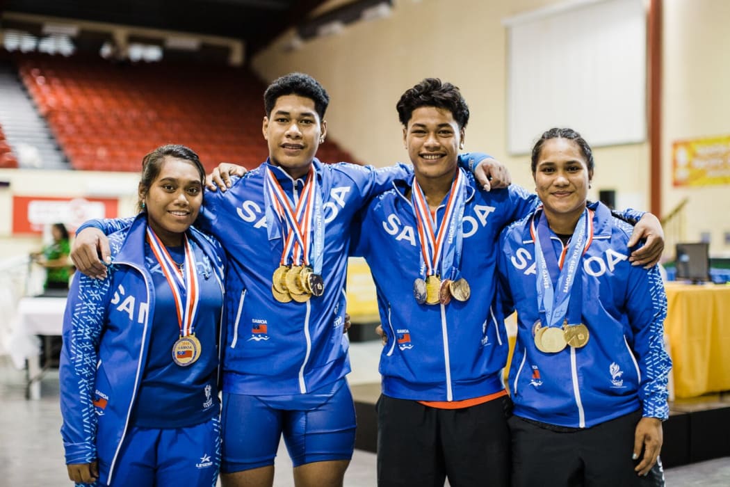 Samoa won seven more Pacific Games gold medals in weightlifting.