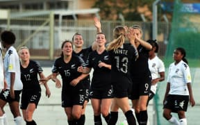 The Football Ferns scored 10 unanswered goals against Fiji.