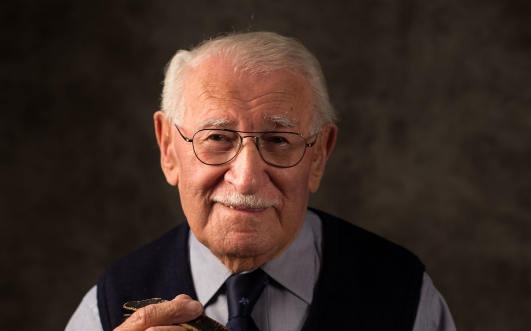 Eddie Jaku at the Sydney Jewish Museum