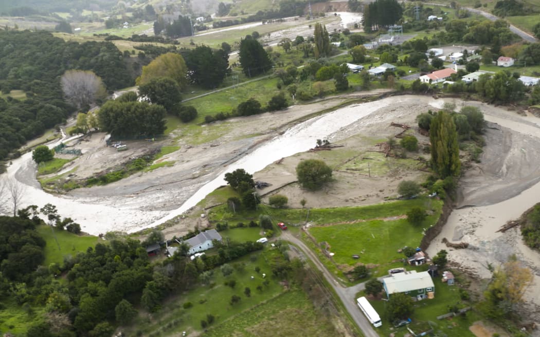 Floods engulf farmland along East Cape