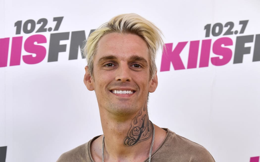 CARSON, CA - MAY 13: Aaron Carter arrives at the 102.7 KIIS FM's 2017 Wango Tango at StubHub Center on May 13, 2017 in Carson, California.   Frazer Harrison/Getty Images/AFP (Photo by Frazer Harrison / GETTY IMAGES NORTH AMERICA / Getty Images via AFP)