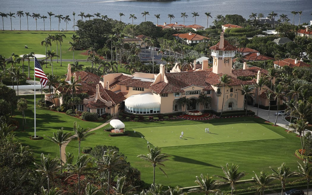 Donald Trump's beach front Mar-a-Lago in Palm Beach, Florida as seen on 11 January 2018.