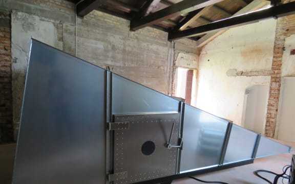 Dane Mitchell has spent more than 18 months researching and compiling a List of Lists of the lost that make up Post hoc, his sonic and sculptural contribution to the Venice Art Biennale. This machine reads out the names of New Zealand's extinct species.