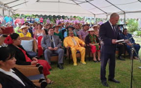 Mark Brown is sworn in as the new Prime Minister of the Cook Islands