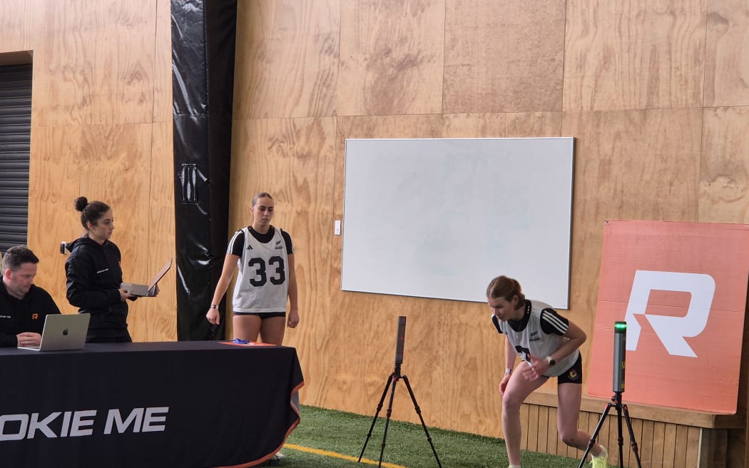 Athletes tested in the sprint category as part of the NZ Rugby's Next Ferns programme.