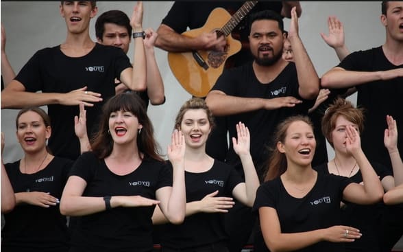 The New Zealand Youth Choir, Waitangi 2016.