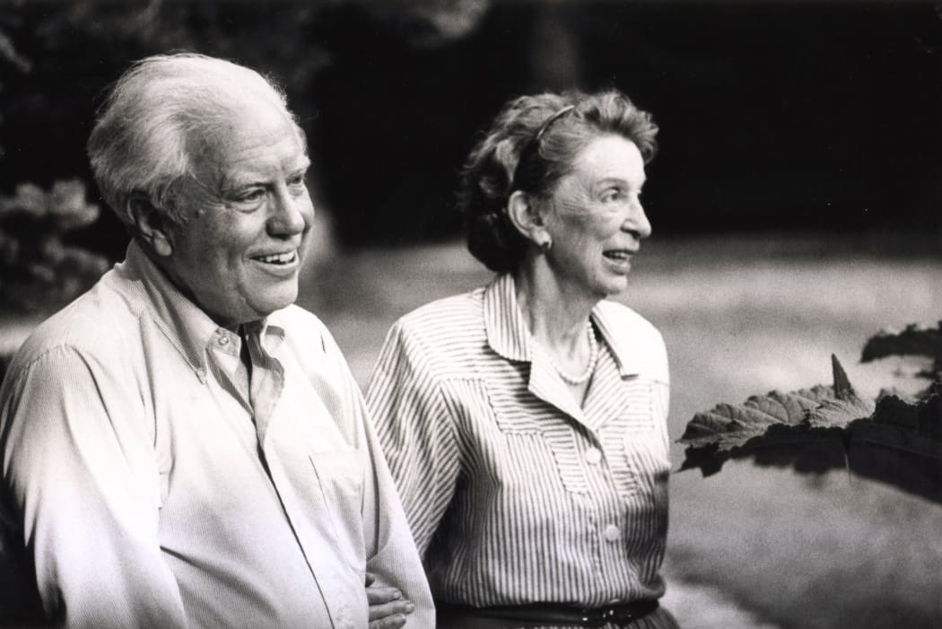 Elliott Carter and his wife Helen