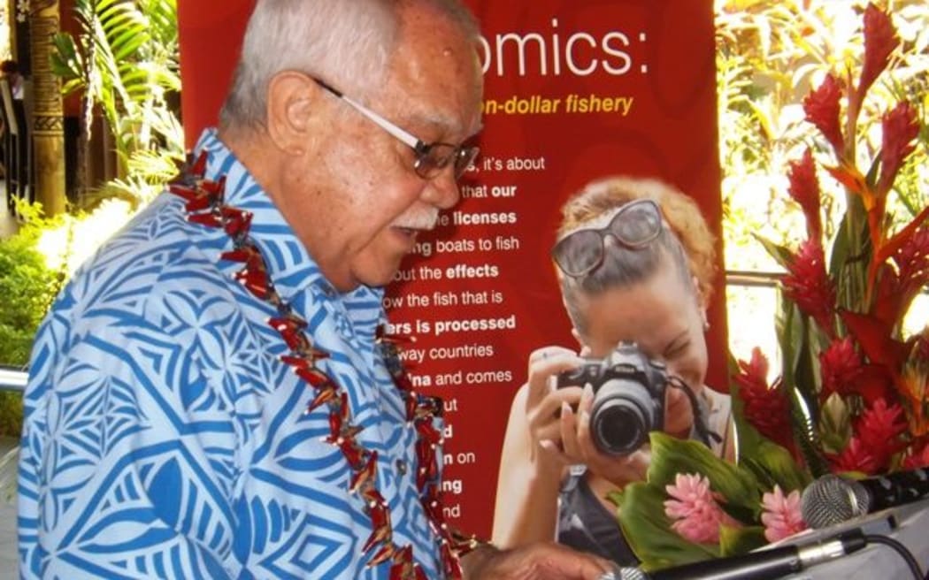 Samoa's Minister of Agriculture and Fisheries, Le Mamea Ropati