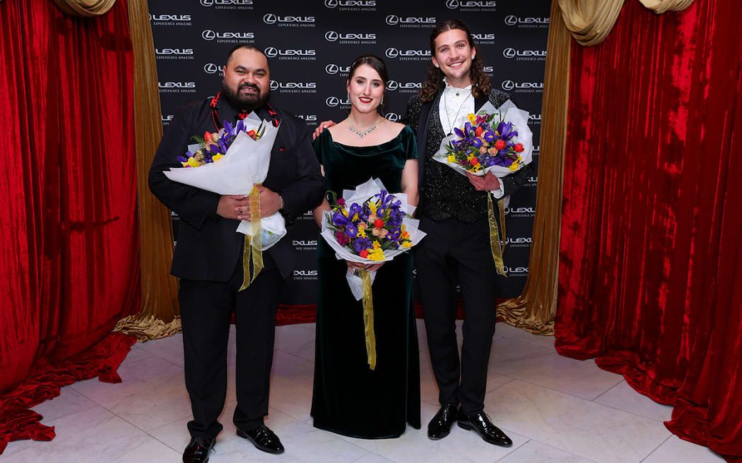 2024 Lexus Song Quest in association with the Kiri Te Kanawa Foundation, runner-up Manase Latu, winner Katie Trigg, third place Austin Haynes