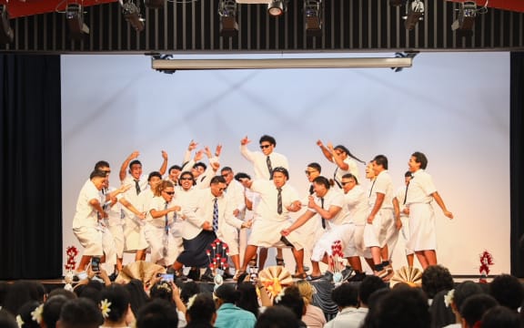 De La Salle College - joined by Mr Endemann on stage 