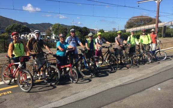 The Folding Goldies are ready to ride