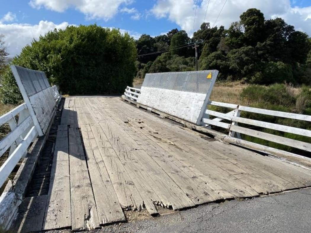 An engineer’s report found the bridge has broken running boards and broken cross beams that rate as “severe” defects