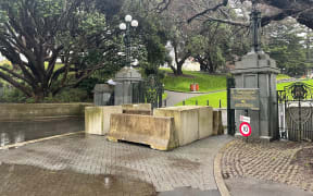 Parliament grounds before a planned protest by Groundswell