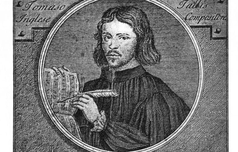 Thomas Tallis, Engraving by Niccolò Haym after a portrait by Gerard van der Gucht