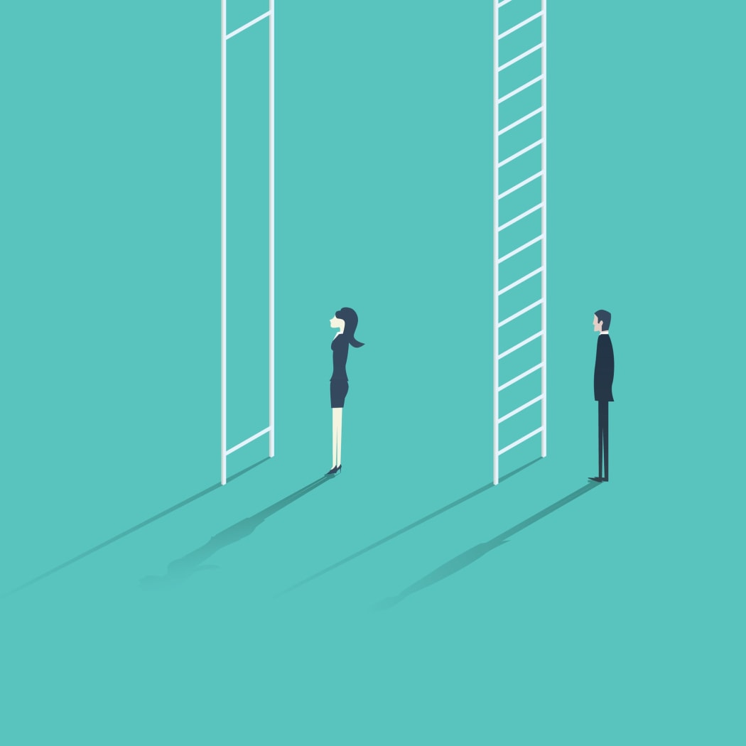 Gender inequality, equal pay, businesswoman versus businessmen, career