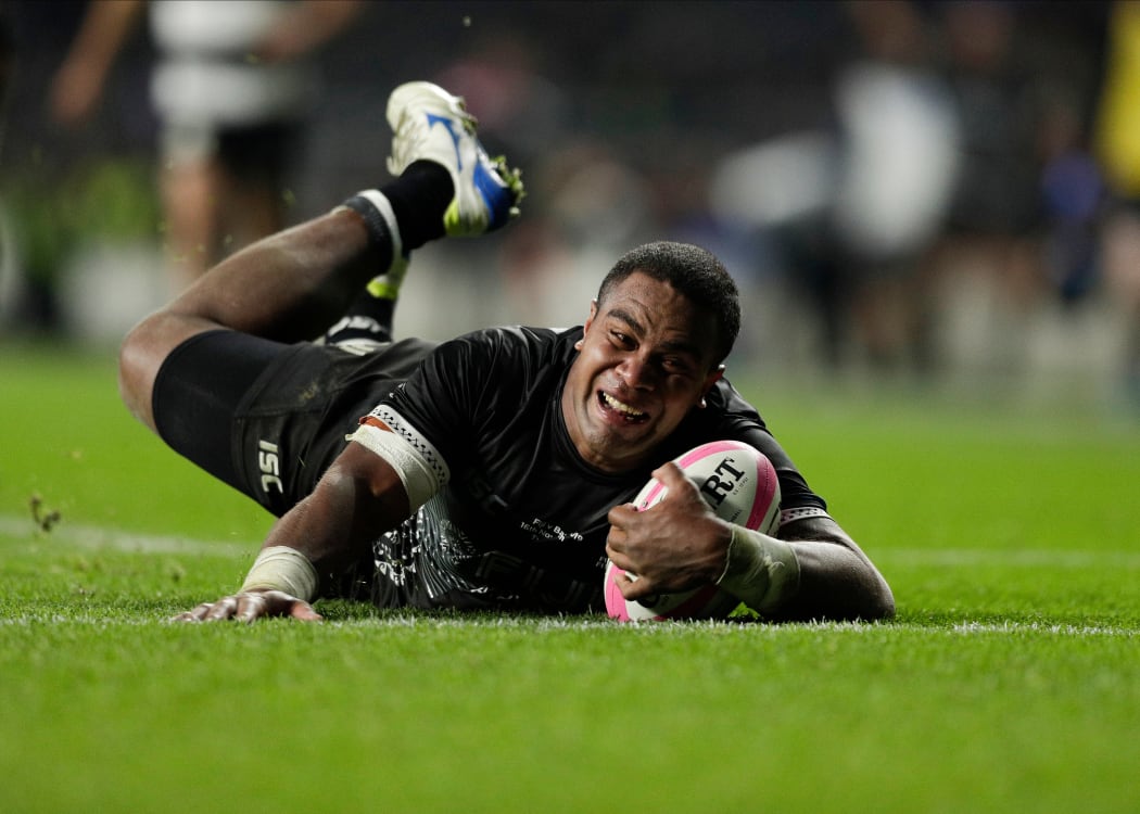 Johnny Dyer was among Fiji's try-scorers.