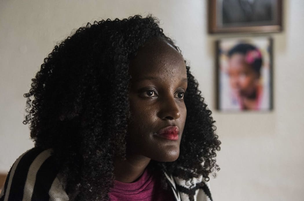 23-year-old Ugandan climate advocate, Vanessa Nakate at her home in Kampala.