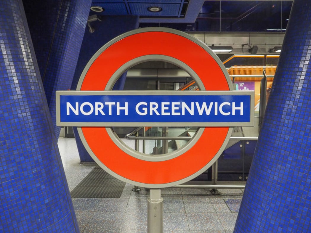 North Greenwhich station on the London underground.