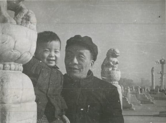 Ai Weiwei with his father Ai Qing