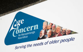 Signage outside Age Concern in Havelock North.