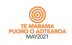 Te marama puoro o aotearoa  NZ Music Month logo