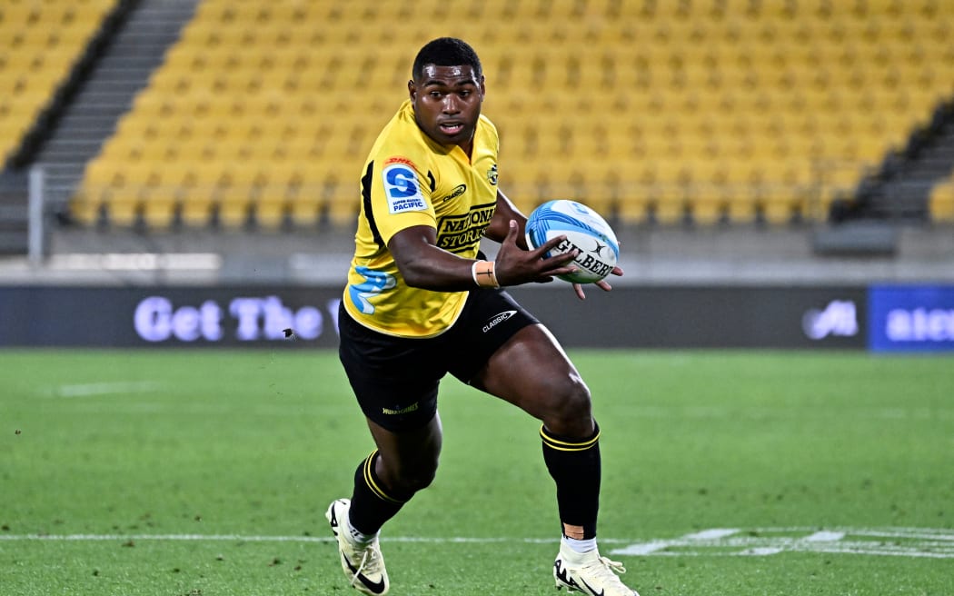Kini Naholo of the Hurricanes.