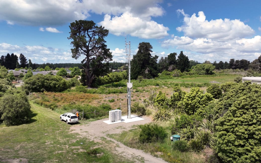 A radio transmission site in Canterbury.